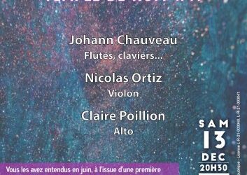 Ecarquilleur d’oreilles programme Décembre 2025