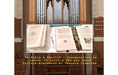 Bible de Rouillé Inauguration 18 avril 2026